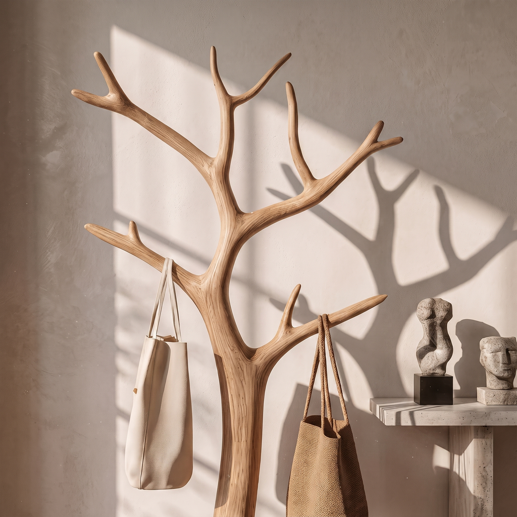 Mid Century Coat Rack Entryway Bedroom